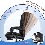 Massage Ergonomic Office Chair with Footrest