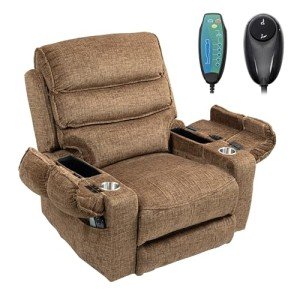 Extra Wide Power Lift Recliner Chair with Massage