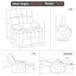 MCombo Dual Motor Lift Recliner Chair with Heat