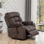 Extra Wide Power Lift Recliner Chair with Massage