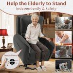 Compact Power Recliner Lift Chair with Massage & Heat