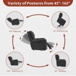 Compact Power Recliner Lift Chair with Massage & Heat