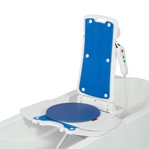 Swivel Electric Lift Shower Chair - 300 lb Capacity