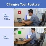 Adjustable Lumbar Support Cushion for Chairs & Couch