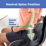 Adjustable Lumbar Support Cushion for Chairs & Couch