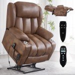 EZZUP Lay Flat Lift Chair with Massage & Heat