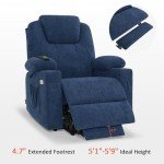 MCombo Medium Power Lift Recliner Chair with Massage