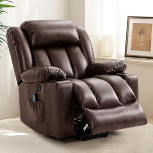 COOSLEEP Power Lift Recliner Chair with Massage and Heat