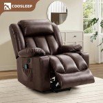 COOSLEEP Power Lift Recliner Chair with Massage and Heat