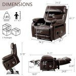 Power Lift Recliner Chair with Heat & Massage