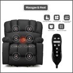 Electric Lift Recliner with Massage and Heat