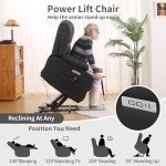 Electric Lift Recliner with Massage and Heat