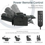 Dual Motor Lay Flat Power Lift Recliner Set