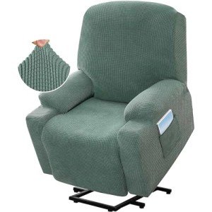 High Stretch Recliner Slipcover with Side Pocket