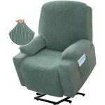 High Stretch Recliner Slipcover with Side Pocket