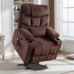 GUEAPY Power Lift Recliner with Heat and Massage