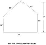 Heavy Duty Lift Chair Protective Cover - Black