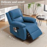 360 Swivel Rocker Recliner Chair for Small Spaces