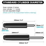 Adjustable Gas Lift Cylinder for Office Chairs
