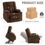 Power Lift Recliner Chair with Massage & Heat