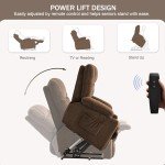 Power Lift Recliner Chair with Massage & Heat