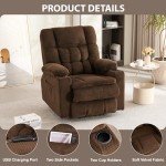 Power Lift Recliner Chair with Massage & Heat