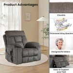 Oversized Electric Lift Recliner with Massage & Heat