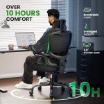 Ergonomic Big and Tall Office Chair - 350LBS Capacity