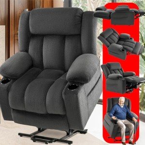 3-Motor Infinite Position Lift Chair with Massage