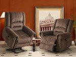 Dual Motor Lay Flat Lift Chair with Massage