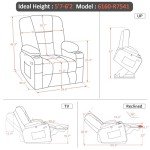 MCombo Large Lift Recliner Sofa with Massage