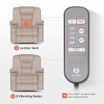 MCombo Large Lift Recliner Sofa with Massage