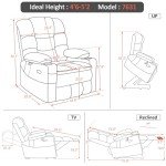 MCombo Power Lift Recliner Chair with Massage & Heat
