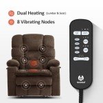 MCombo Power Lift Recliner Chair with Massage & Heat