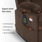 MCombo Power Lift Recliner Chair with Massage & Heat