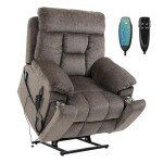 Dual Motor Lift Recliner Chair with Massage and Heat