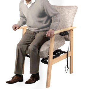 Wooden Power Lift Chairs for Seniors - Beige