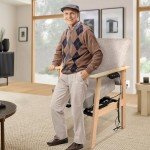Wooden Power Lift Chairs for Seniors - Beige