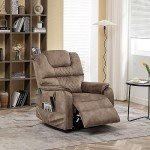 Oversized Electric Power Lift Recliner Chair with Massage