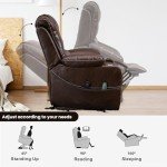 Power Lift Recliner Chair with Massage and Heat