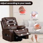 Power Lift Recliner Chair with Massage and Heat