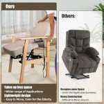 Wooden Power Lift Chairs for Seniors - Beige