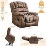 Warmhol Electric Lift Recliner with Heat & Massage