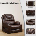 Power Lift Recliner Chair with Massage and Heat