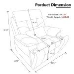 Dual Motor Lift Recliner Chair with Massage and Heat