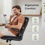 Ergonomic Lift Chair with Padded Armrests - Black