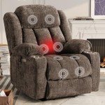 ABCASA Large Heated Lift Chair with Massage & USB