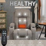 Power Lift Recliner Chair with Heat and Massage