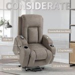 Power Lift Recliner Chair with Heat and Massage