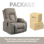 Power Lift Recliner Chair with Heat and Massage